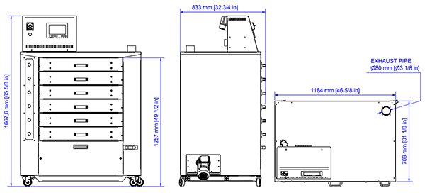 Chiossi e Cavazzuti DiDO Pro 6 Drawer Dryer