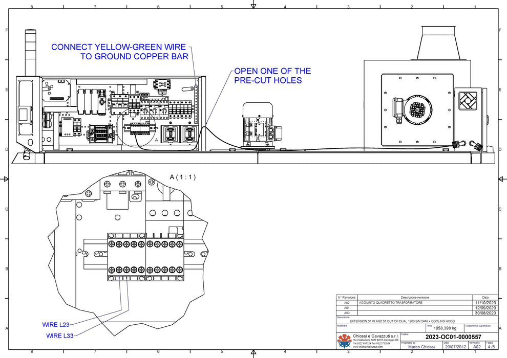 Chiossi e Cavazzuti Dual 1900 - Dual Belt Conveyor Dryer