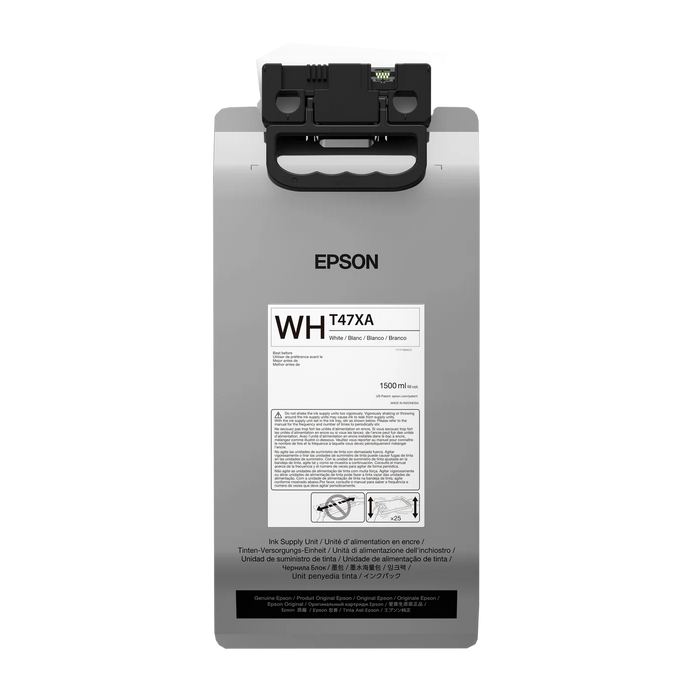 Epson T47X White DTG Ink - 1500ml