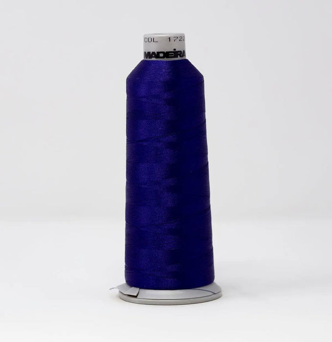 Madeira Polyneon 1722 Royal Purple Embroidery Thread 5500 Yards