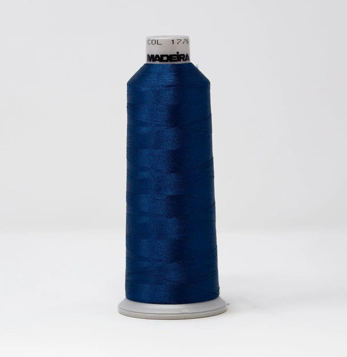 Madeira Polyneon 1776 Independence Blue Embroidery Thread 5500 Yards