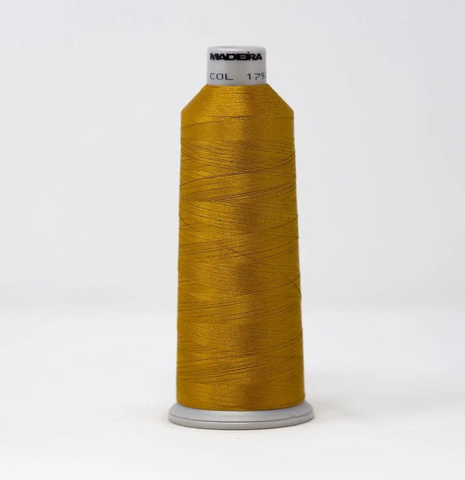 Madeira Polyneon 1792 Old Gold Embroidery Thread 5500 Yards
