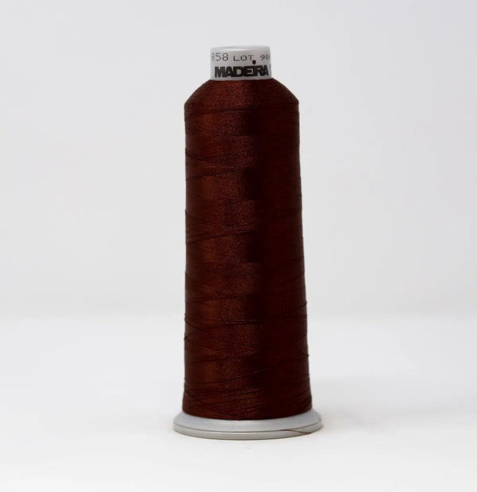 Madeira Polyneon 1858 Chestnut Embroidery Thread 5500 Yards