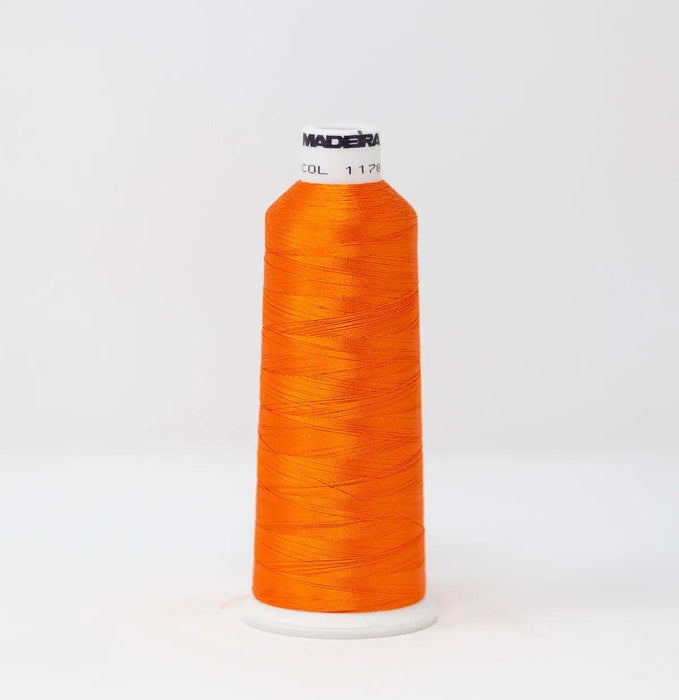Madeira Rayon 1178 Carrot Embroidery Thread 5500 Yards