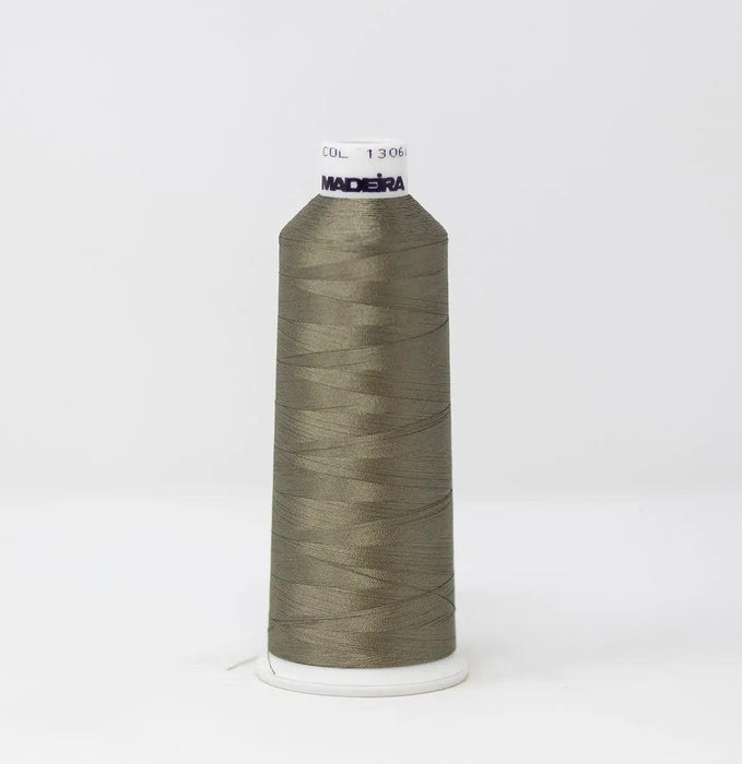 Madeira Rayon 1306 Army Green Embroidery Thread 5500 Yards