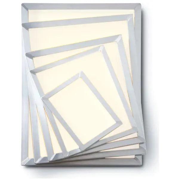 NT 23" x 31" OD 110 White Mesh Alum Frame